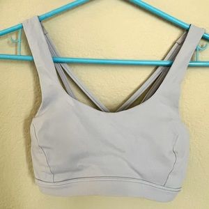 Size 2 lululemon bra. Light support with removable pads.